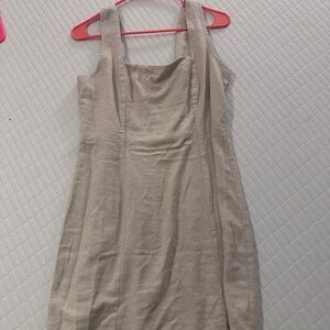 Old Navy Tan Sleeveless Dress